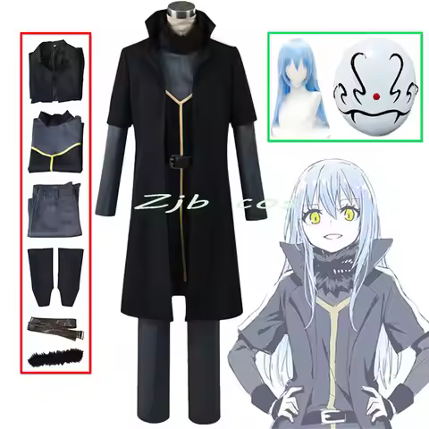 Rimuru Tempest Cosplay Anime That Time I Got Reincarnated as a Slime Costume Halloween Uniform Trenc