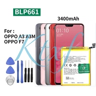 FOR Oppo F7 A3 CPH1821 Battery BLP661 Battery
