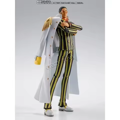 Bandai SHF One Piece Admiral Kizaru Porusalino Egghead Island Soul Limited