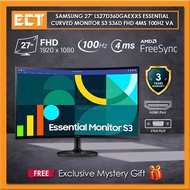Samsung LS27D360 / LS32D390GAEXXS 27" / 32" FHD (1920x1080) VA 4ms 100Hz Essential Curved Monitor S3