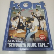 Majalah KORT mei 2009 cover Eet Sjahranie edane dan gitaris2 rock Ind