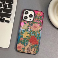 Retro Literature And Art Florals Gradient Case For IPhone 11 14 15 Pro Max 13 PRO MAX Cover 12 12 PR