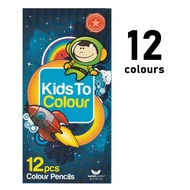 UNICORN | COLOUR PENCIL | KIDS TO COLOUR - COLOUR PENCIL ( 12 pcs - Long "UKC-12L" )