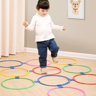 10Pcs Kids Outdoor Hopscotch Jumping Ring Circle Children Sensory Integration Training Physical Exer