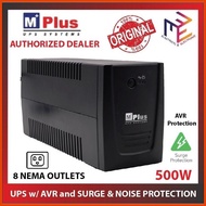 ❐ ∆ ● MPLUS by Winland 750va 500W 8 Sockets UPS (Uninterruptible Power Supply) Backup Power Supply