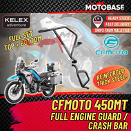 CFMOTO 450MT Full Crash Bar Top + Bottom Engine Guard [KELEX Adventure] 450 MT MT450 Motorcycle Acce