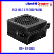 MSI A750BN PCIE5 PSU A750 750Watt 80+ Bronze MAG Powersupply