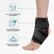 1PCS Ankle Support Brace,Adjustable Compression Ankle Support,for Men Women Achilles Tendon Support 