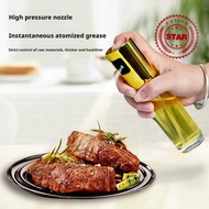 100ml Glass Bbq Oil Bottle Push-type Oil Sprayer Bottle Oil Spray Can Pot Oil Household Kitchen K5l9