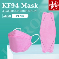 【Local stock & Fast Delivery】 ZOCN 50pcs Kf94Face Mask 4 Layer Non-woven Protection Filter 3d Anti D