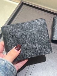 100%new LV Slender Wallet 多卡位 银包 男款