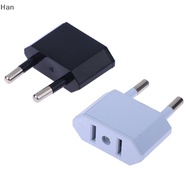 Han 2Pcs EU Adapter Travel Converter Adapter American China US To EU Plug Euro Plug Electrical Adapt