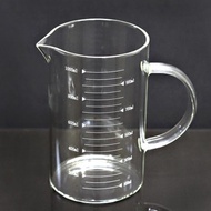 Tempered glass measuring cup 1000ml baking beaker graduated cup seasoning measuring cup