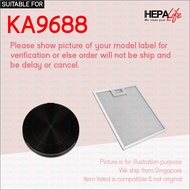 Tecno KA9688 Compatible Cooker Hood Carbon filter & Grease Filter - Hepalife