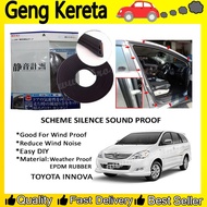 (4 Doors) Toyota Innova SCHEME SILENCE (Double D) DIY Air Tight Sound Proof