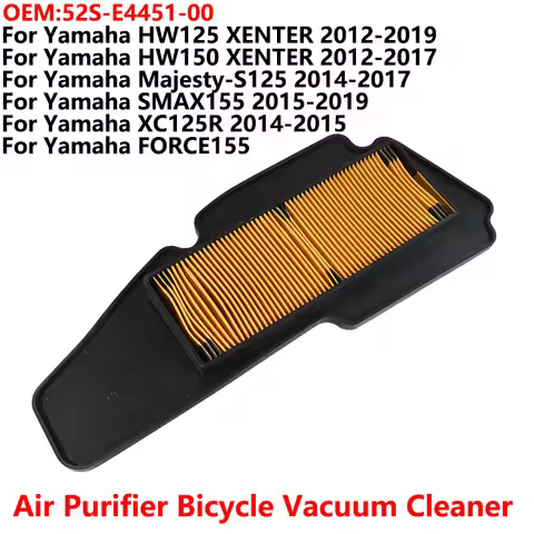 Motorcycle Air Purifier Bicycle Vacuum Cleaner For Yamaha HW125 HW150 Majesty-S125 SMAX155 XC125R FO