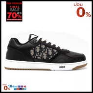 คริสเตียนดิออร B27 Low-Top Sneaker Beige and Black Oblique Jacquard Black รองเท้าลำลอง รุ่นท็อป พร้อ