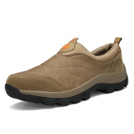 Sepatu hiking waterproof sepatu outdoor sepatu tanpa tali untuk pria