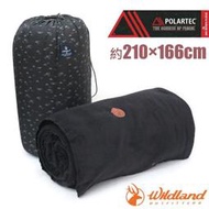RV城市【WildLand】Polartec 抗靜電雙人多功能刷毛毯 居家毯 披風 睡袋內套 增溫內毯寶寶毯_P2028