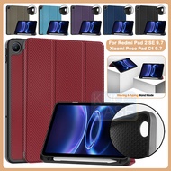 For Redmi Pad 2 SE 9.7 Pad 2 9.7 2026 Xiaomi Poco Pad C1 9.7inch Soft TPU Back Cover With Pen Holder