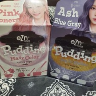 韓國 染髮膏 | eZn Pudding 布丁染髮膏 染髮劑 DIY  少女時代 太妍代言  Ash Blue Gray 藍灰款 無小卡