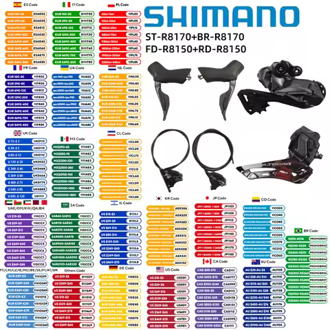 Shimano ULTEGRA Series Mini Bicycle Groupset ST-R8170+BR-R8170+RD-R8150+FD-R8150 For Road Bike Authe