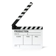 Professional Acrylic Video Slate board Action Clapper board Eng Version White