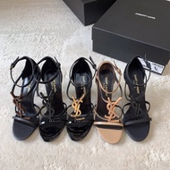 Ysl High Heels SAINT LAURENTYSL Classic Royal Sister Big Logo High Heels Understand Woman Heart SAIN