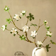 Azalea Azalea Azalea Red Artificial Bouquet Silk Flower Branch Shape Home Decoration Chinese Zen Dri