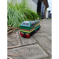 HIJAU Miniature Train Locomotive CC203 Green - MINIATURE WOODEN TRAIN SURABAYA