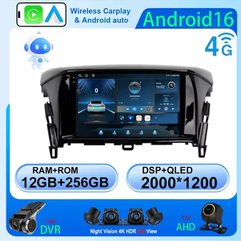 Android 16 For Mitsubishi Eclipse Cross 2017 - 2022 Car Radio Multimedia Player System DSP Stereo Wi