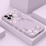 Plum Blossom Phone Case For iPhone 17 Air 16 Plus 16E Pro Max 4G 5G Fashion Cover