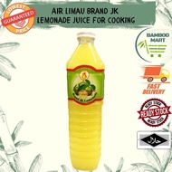 HALAL Brand JK Lime Juice / Jus Air Limau / Lemonade / For Cooking - 1Litre