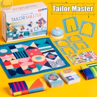 GILL Tailor Master Battle Game, 2-person Game Cognitive Game Color Shape Matching Toy, Interesting I
