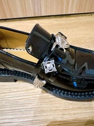 TOGA PULLA 黑色漆皮Loafers樂福鞋35碼