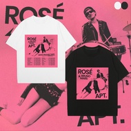 2026NEWROSÉ & Bruno Mars Cooperate < APT > PRINTED T-SHIRT S-5XL UNISEX WHITE&BLACK 08 S-5XLCOD