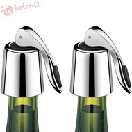 [READY STOCK] Wine Bottle Stopper Leakproof Wine Saver Stainless Steel Reusable Bottle Cap