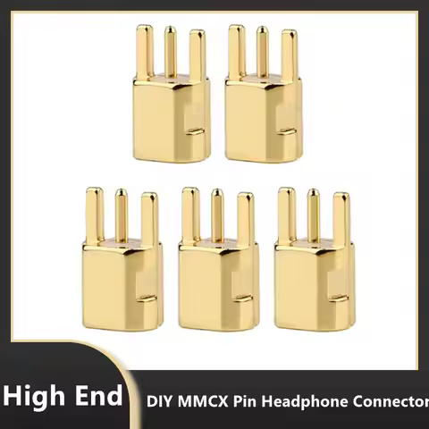 DIY MMCX Connector Shure Beryllium Copper Earphone Pin MMCX Female Plug Audio Jack Adapter For SE535