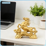 [mojotorw7] Horse Statue Crafts Modern Resin Sculpture for Desk Bookshelf Party Supplies