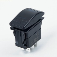 [ANGELA]Rocker Switch Accessories DPDT Interior ON-OFF-ON Truck Universal 7Pin