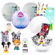 Disney Blind Ball Set - Bundle with 2 Disney Mashems and 1 Zuru Disney 100 Blind Ball Plus Stickers 