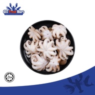 FROZEN BABY OCTOPUS WHOLE CLEANED 300GM+-/PKT 小章鱼 - GST FRESH MART
