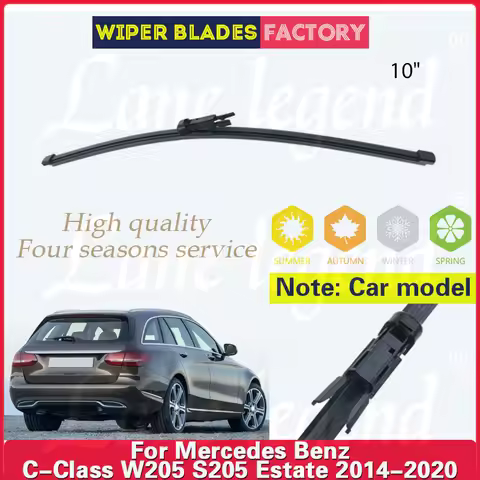 Wiper 10" Rear Windscreen Windshield Wiper Blade For Mercedes Benz C180 C200 C250 C350 C400 C450 C63