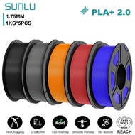 Sunlu 5kg Pla+2.0 3d Printer Filament Tougher And Stronger Pla Plus Filament 1000g/roll 1.75mm 3d Fi