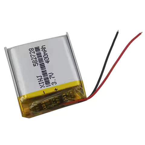 XINJ 3.7V 1.48Wh 400mAh Rechargeable Li Lithium Battery 582728 Li-ion For GPS Music Player Bluetooth