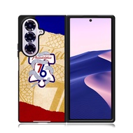 Case Casing Samsung Z Fold 7 6 5 4 3 Z Flip 7 6 5 4 3 5G Phone Philadelphia 76ers
