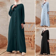 COD 5XL 4XL 3XL XXL-S Pakaian Ibu Mengandung Labuh Saiz Besar Plus Size Button Loose Big Oversize  for Girl Set Baju Skirt One Piece Cantum Wanita Perempuan Baju Jubah Muslimah Lengan Panjang Moden Viral Elegant Murah Maternity Long Gamis Pregnant  R43