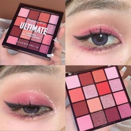 Miss lara 16 Colors Ultimate Shadow Palette Matte Glitter Purple Eyeshadow Palette Neon Powder Pigme