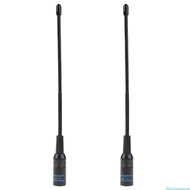dingdongaa 2x SMA-Male Flexible Antenna 144 430MHz NA-701 Dual Band for Yaesu VX-3R7R Radio