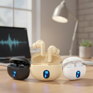 D56 TWS Bluetooth Headphones LED Display Touch Control Noise Reduction HiFi Heavy Bass Earbuds for G